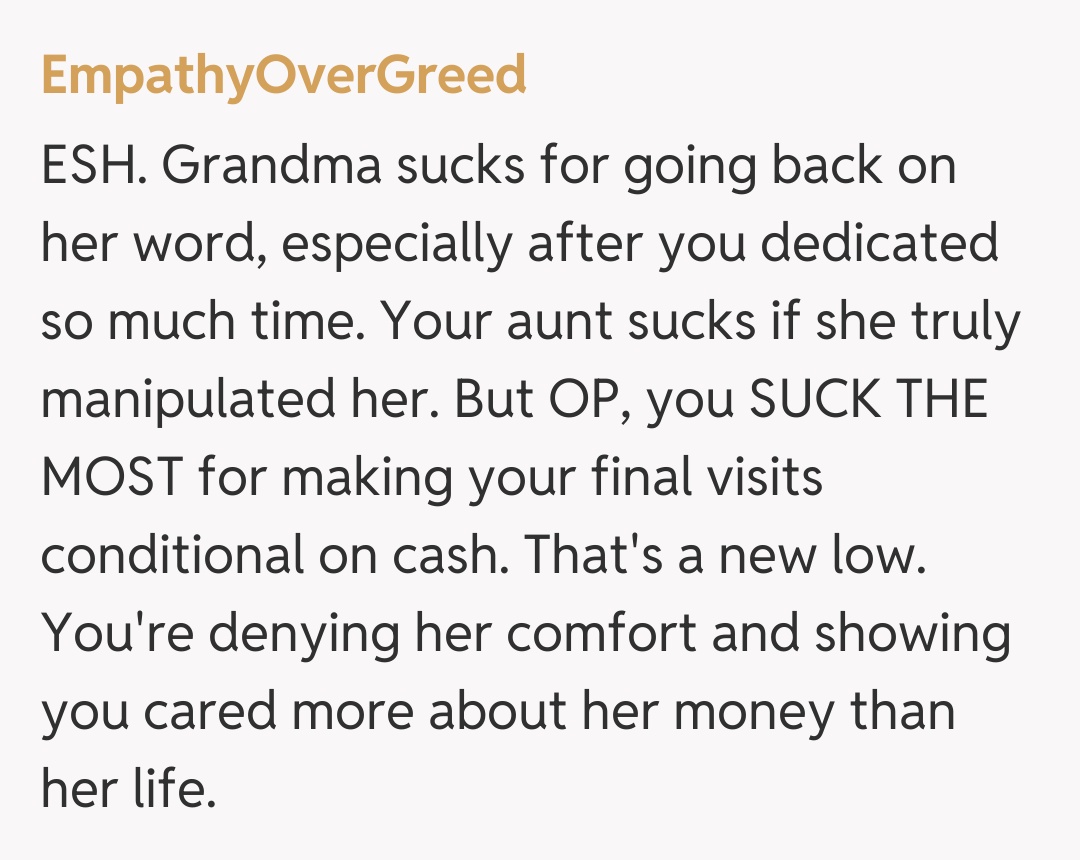 Comentariu de la EmpathyOverGreed