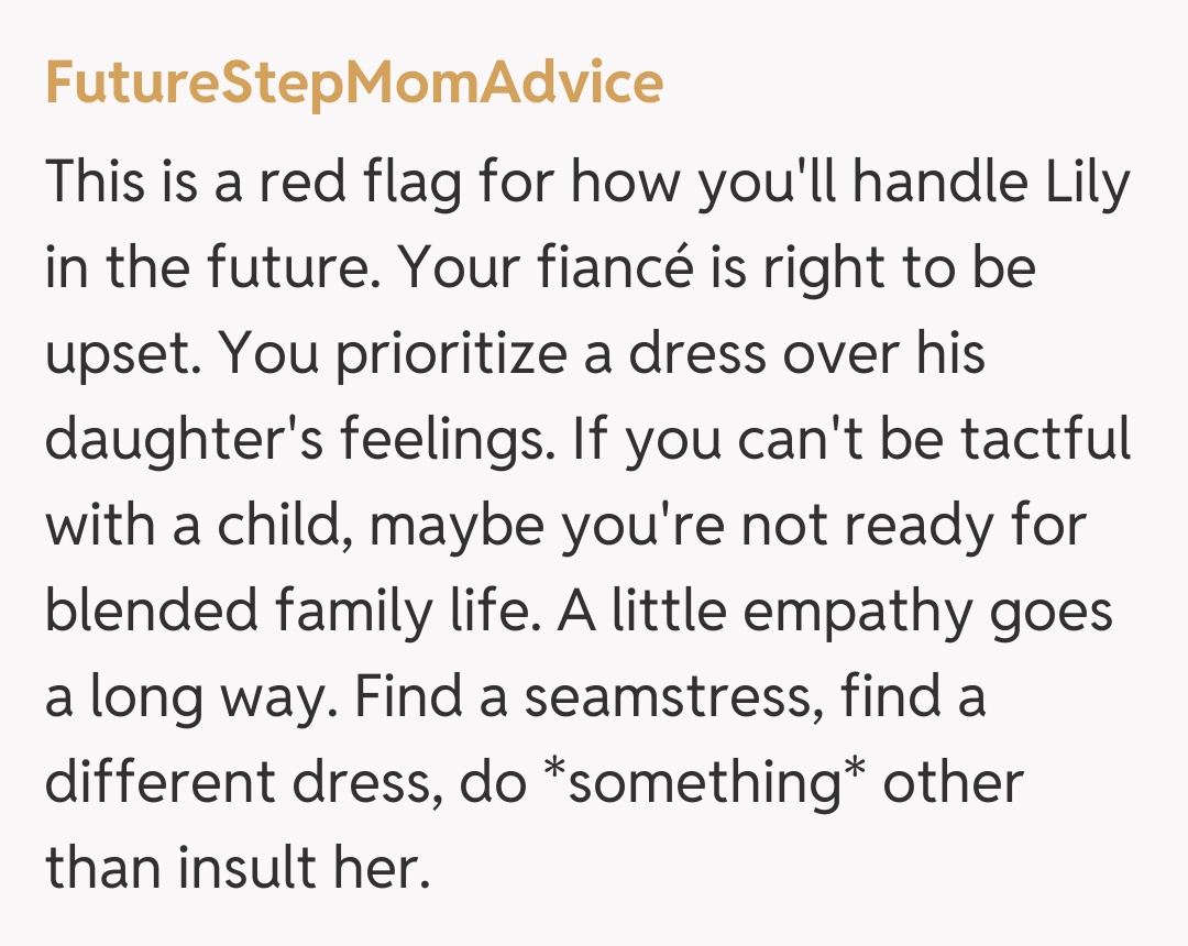 Comentariu de la FutureStepMomAdvice