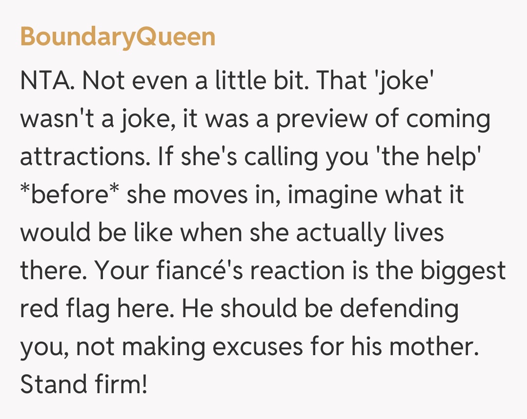 Comentariu de la BoundaryQueen