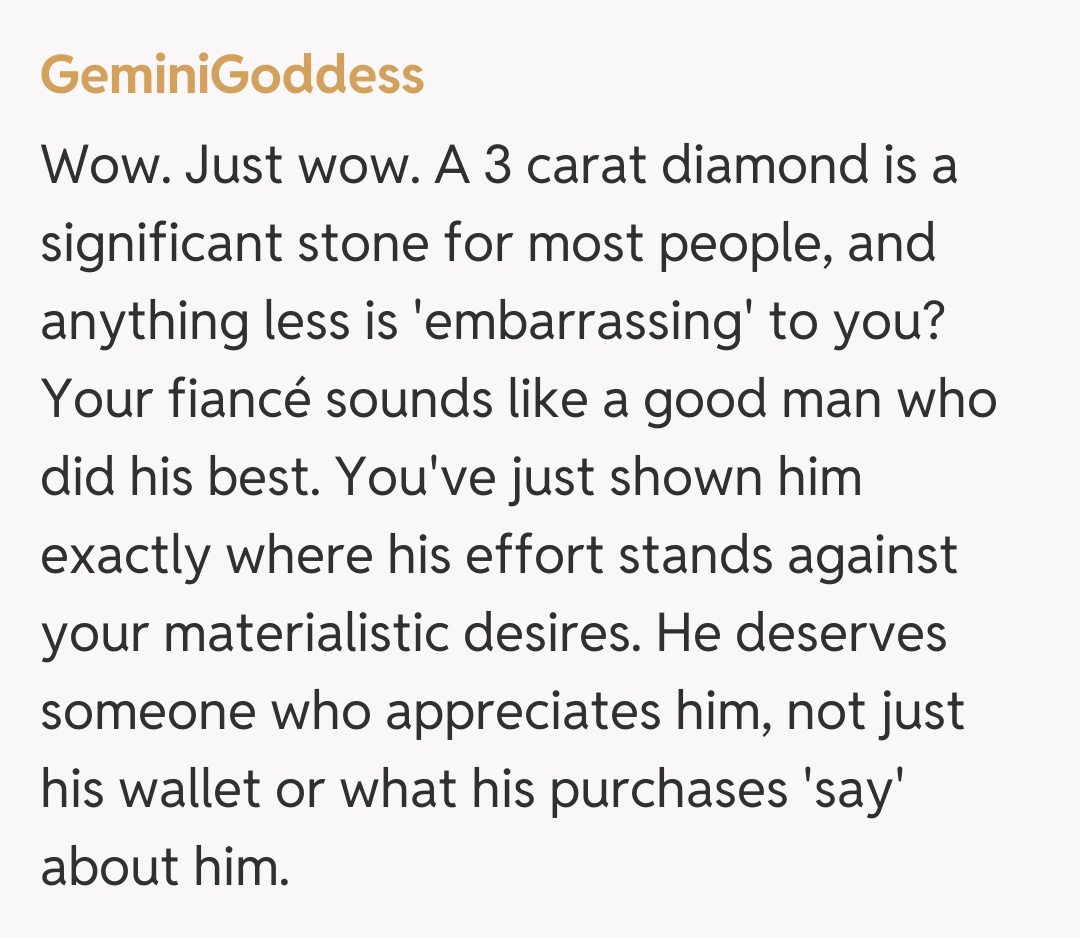 Comentariu de la GeminiGoddess