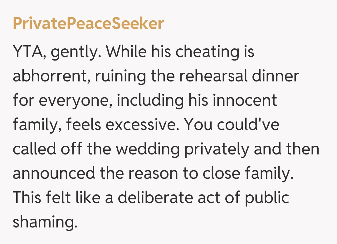 Comentariu de la PrivatePeaceSeeker