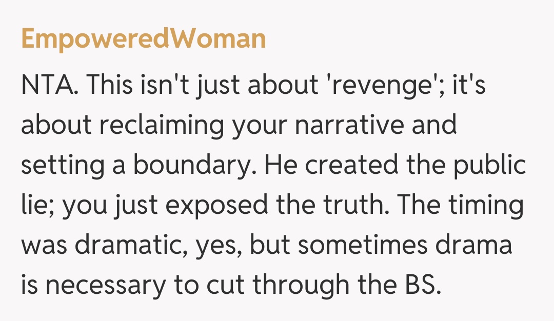 Comentariu de la EmpoweredWoman