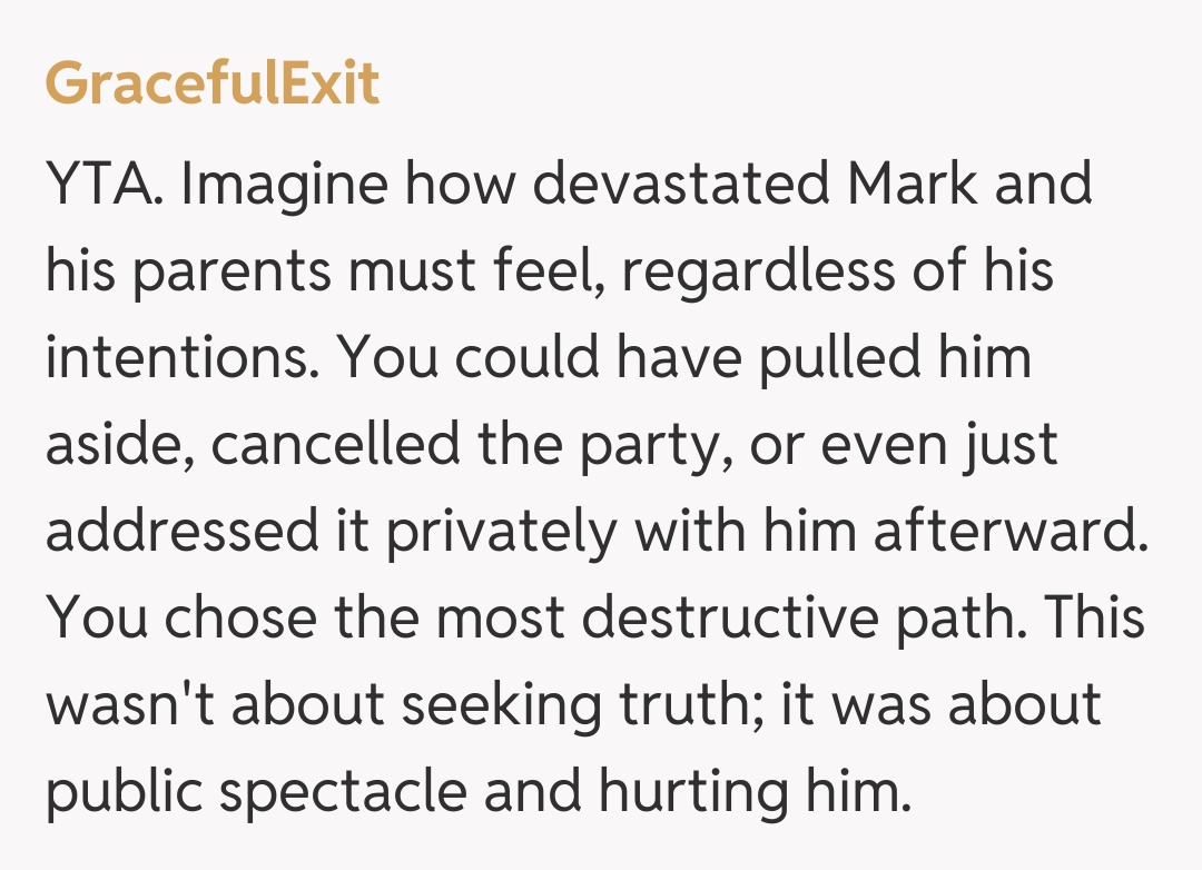 Comentariu de la GracefulExit