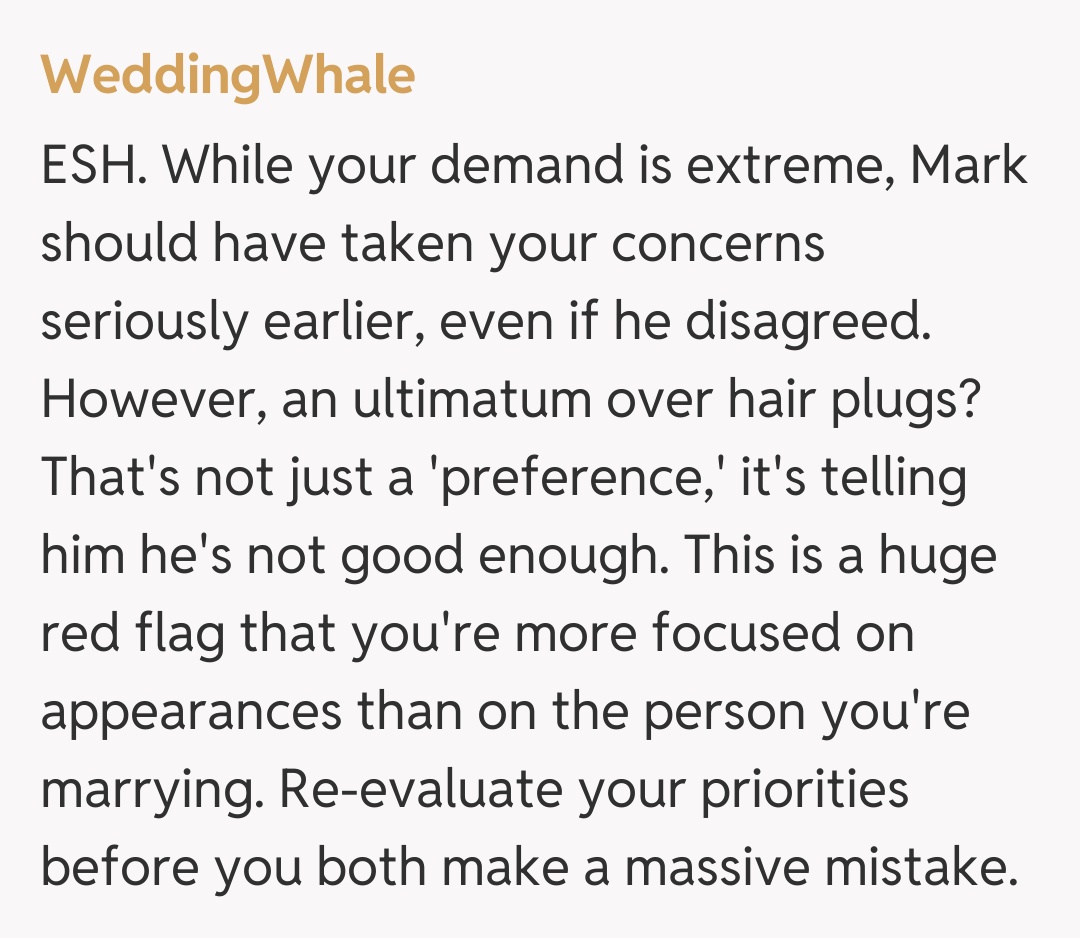 Comentariu de la WeddingWhale