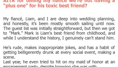 Photo of AITA for telling my fiancé we’re not having a “plus one” for his toxic best friend?