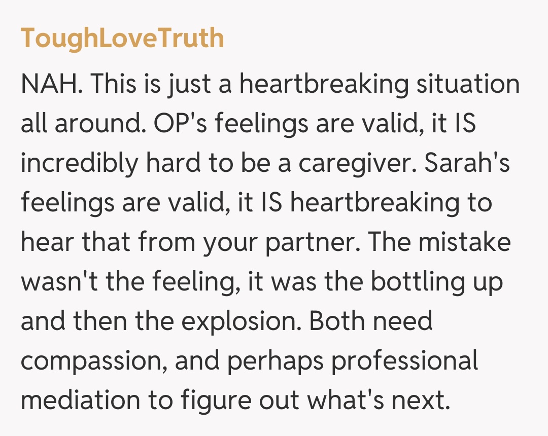 Comentariu de la ToughLoveTruth