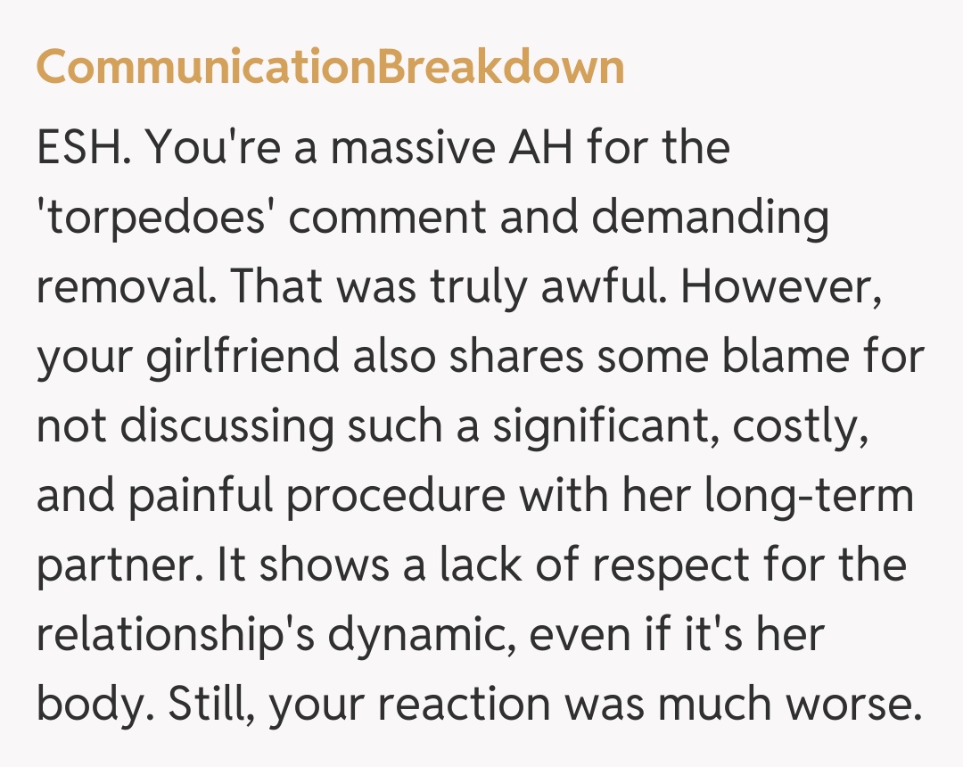 Comentariu de la CommunicationBreakdown