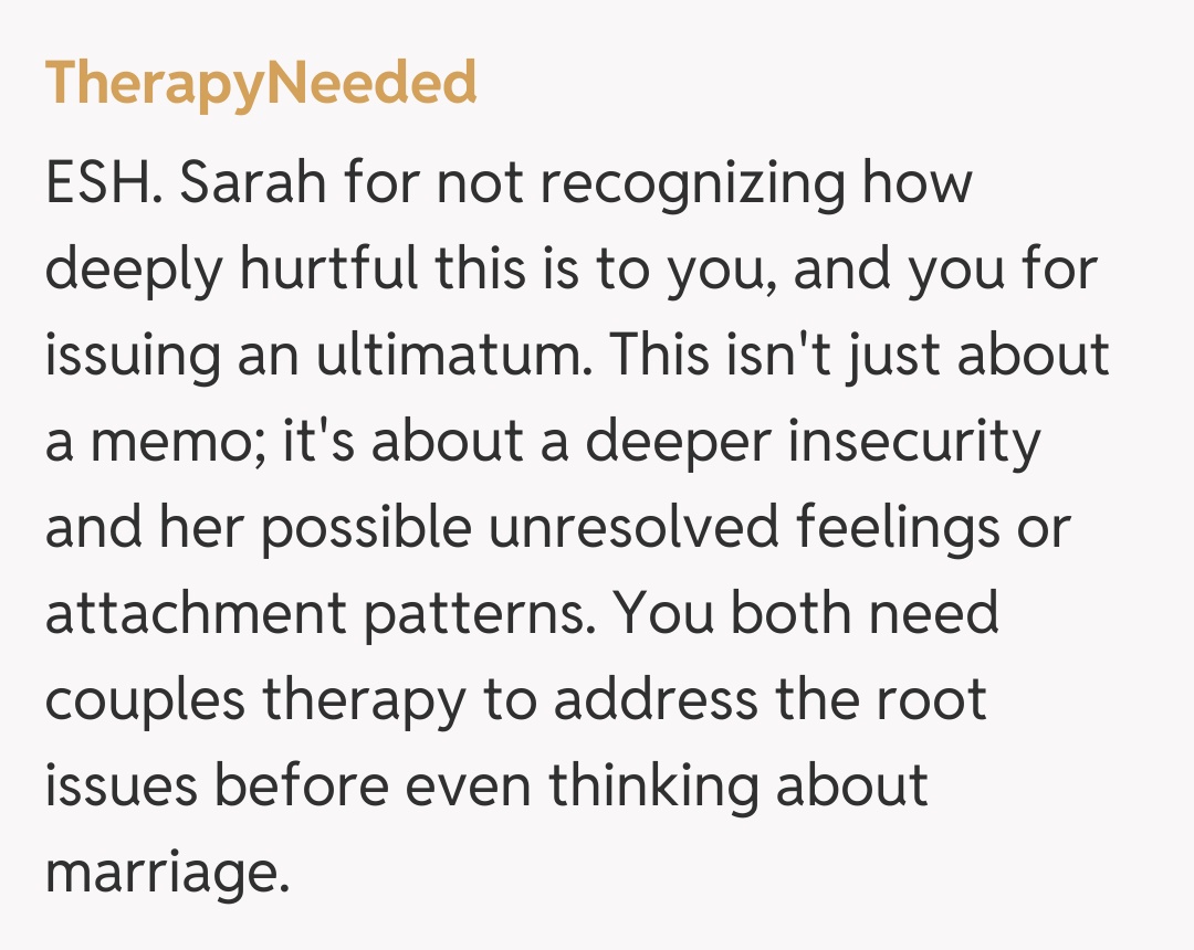 Comentariu de la TherapyNeeded