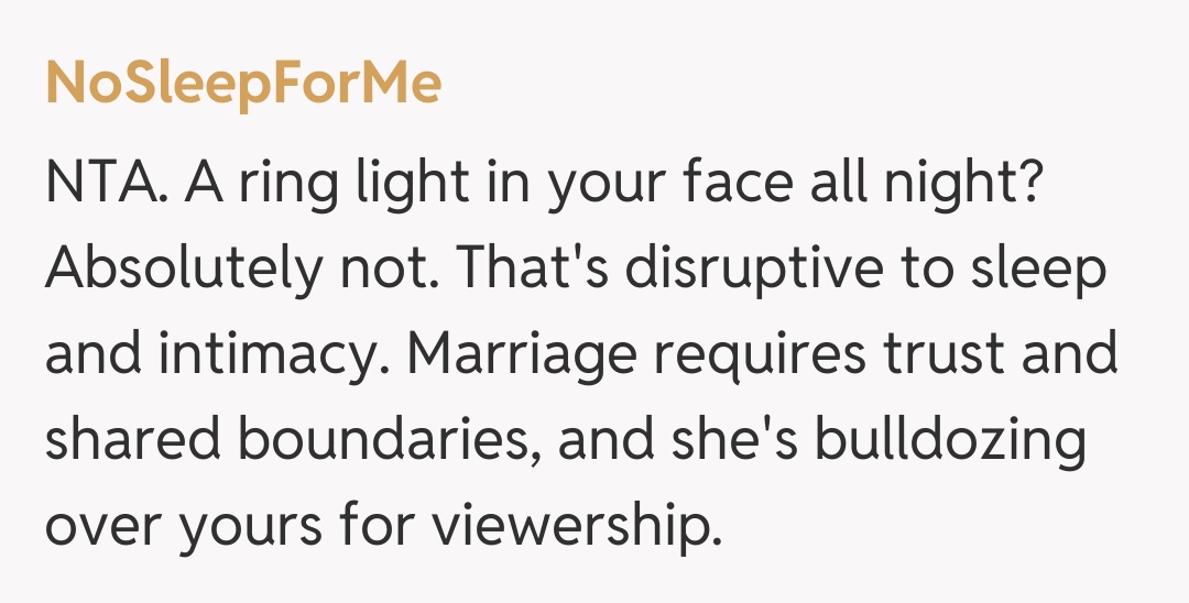 Comentariu de la NoSleepForMe