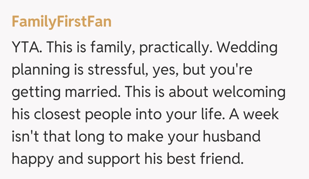 Comentariu de la FamilyFirstFan