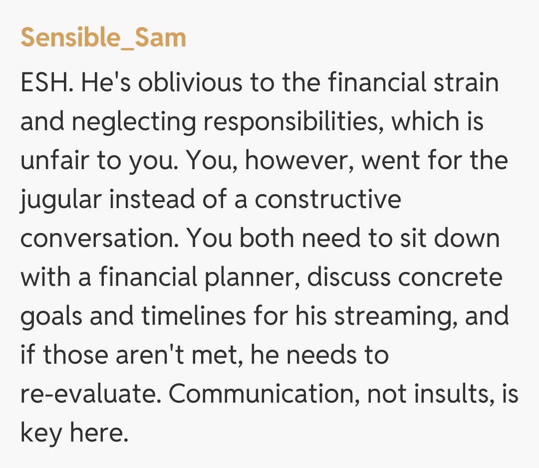 Comentariu de la Sensible_Sam