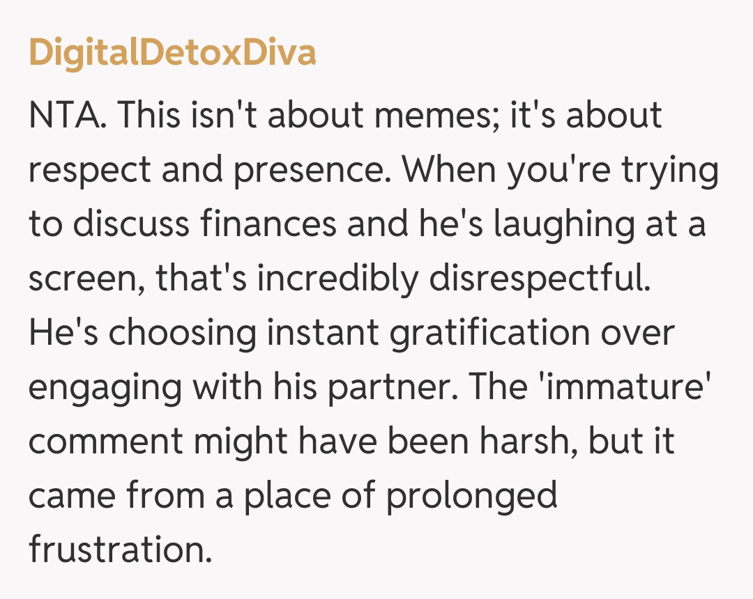 Comentariu de la DigitalDetoxDiva