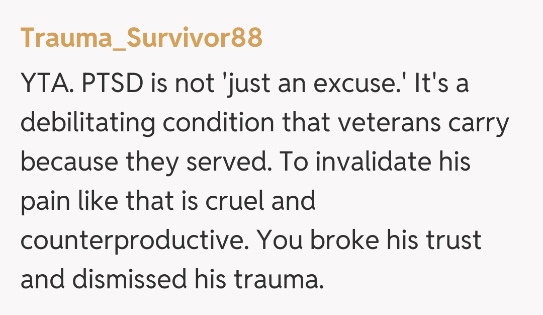 Comentariu de la Trauma_Survivor88