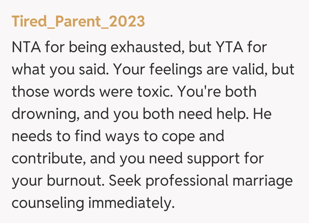 Comentariu de la Tired_Parent_2023