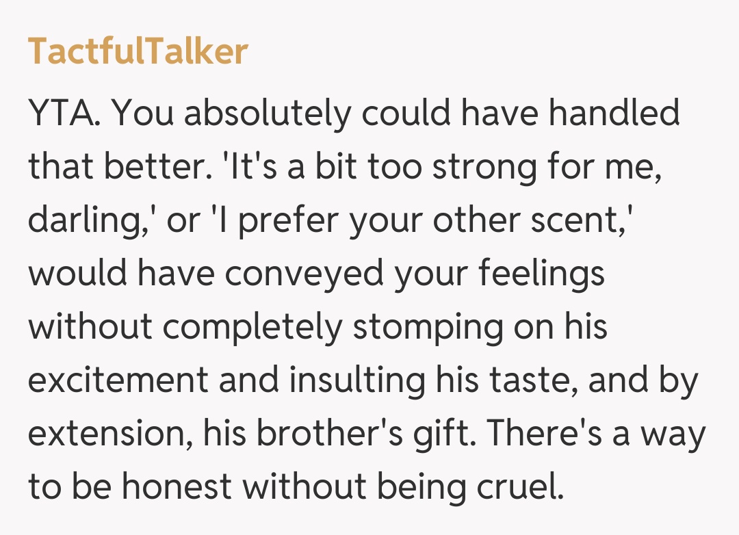 Comentariu de la TactfulTalker