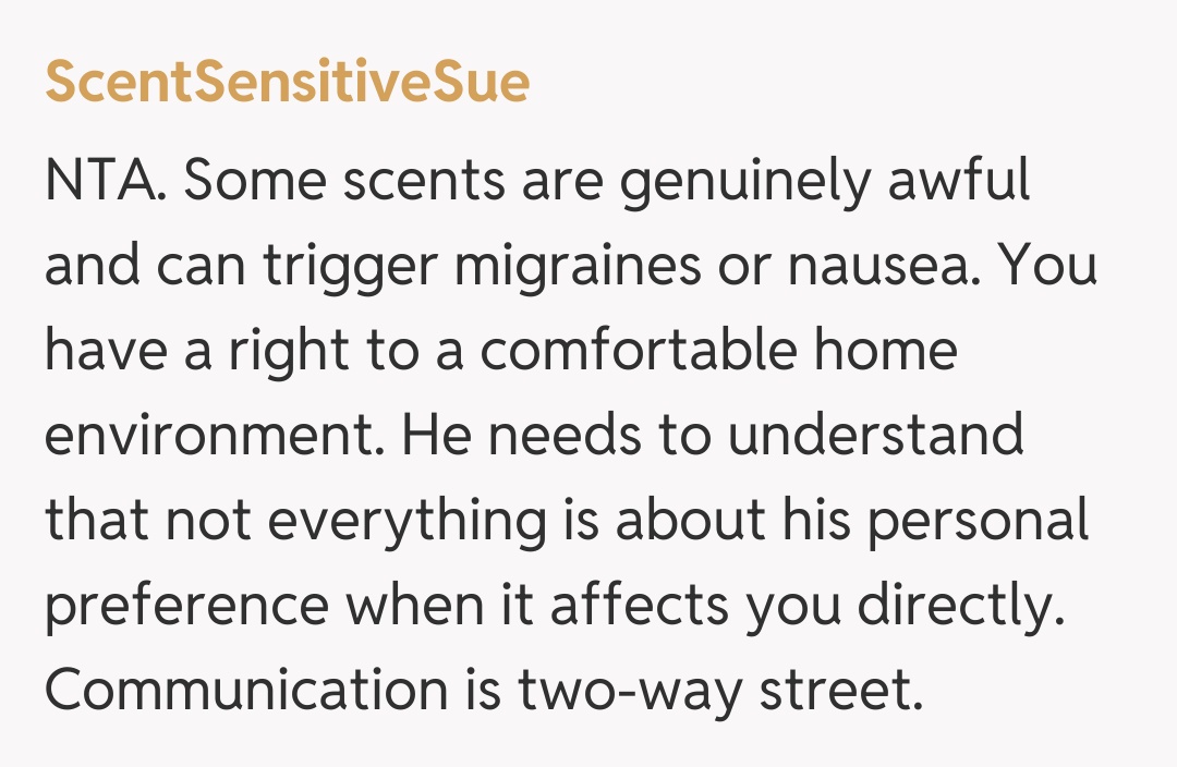 Comentariu de la ScentSensitiveSue