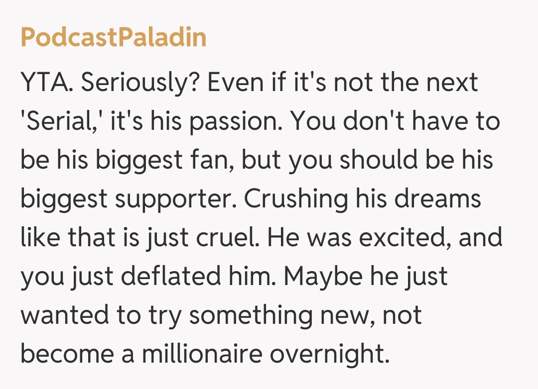 Comentariu de la PodcastPaladin