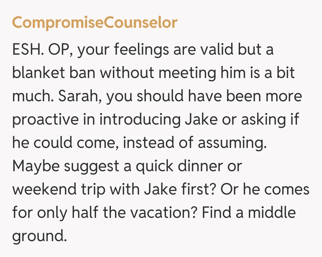 Comentariu de la CompromiseCounselor