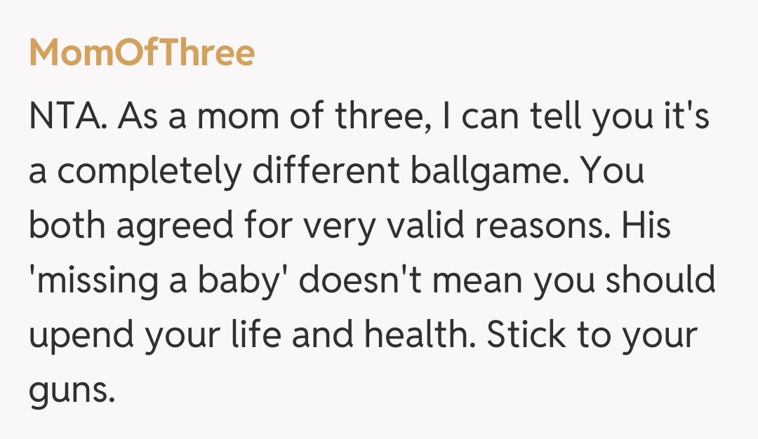 Comentariu de la MomOfThree