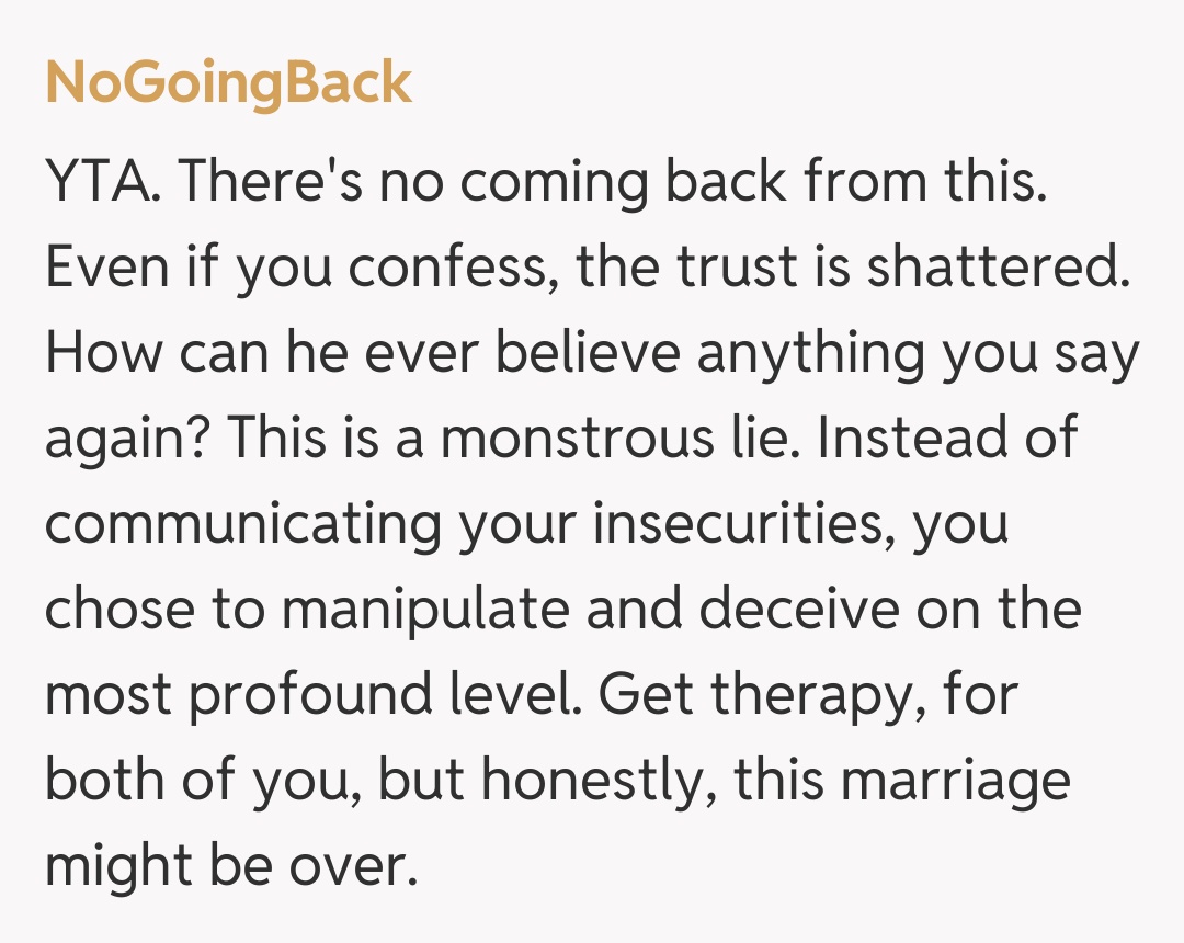 Comentariu de la NoGoingBack