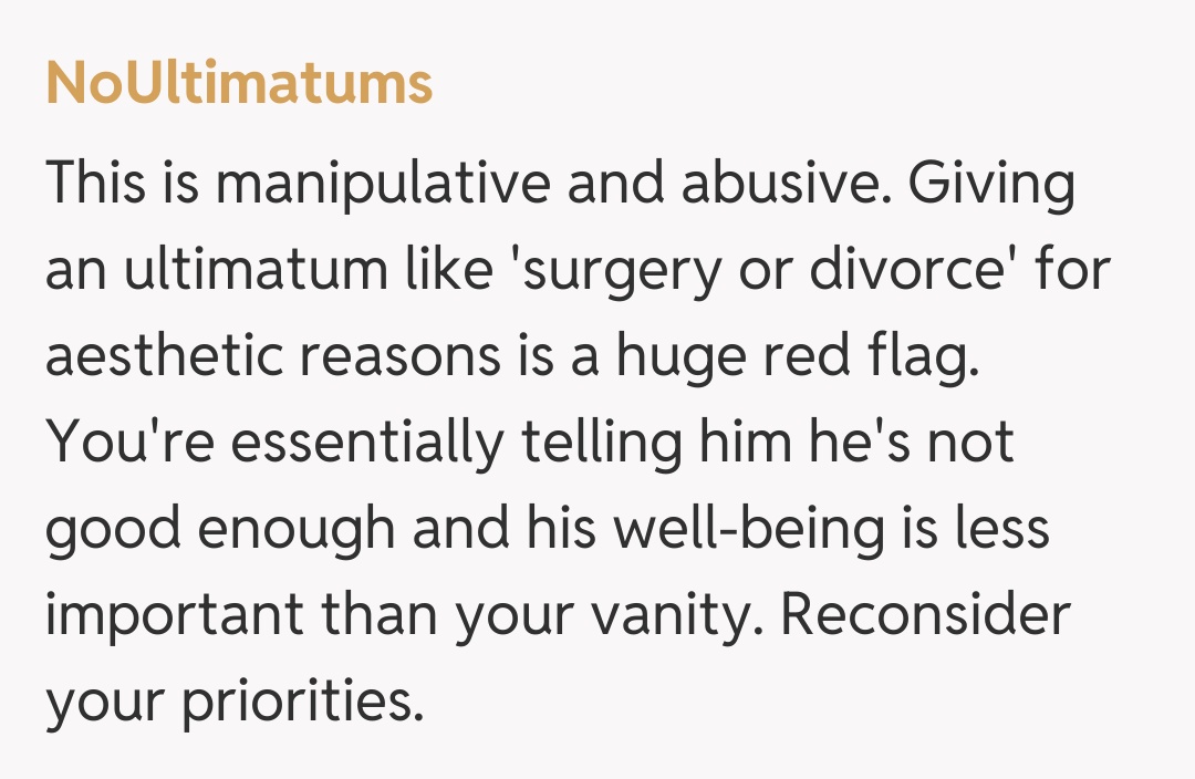 Comentariu de la NoUltimatums