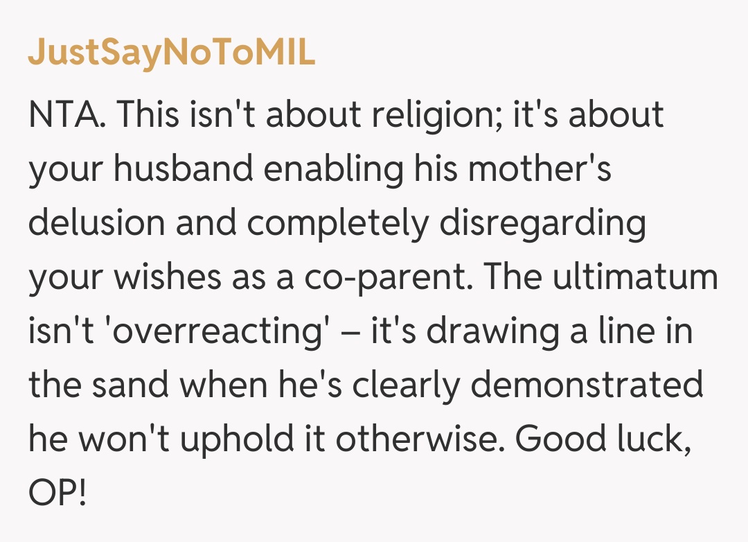 Comentariu de la JustSayNoToMIL