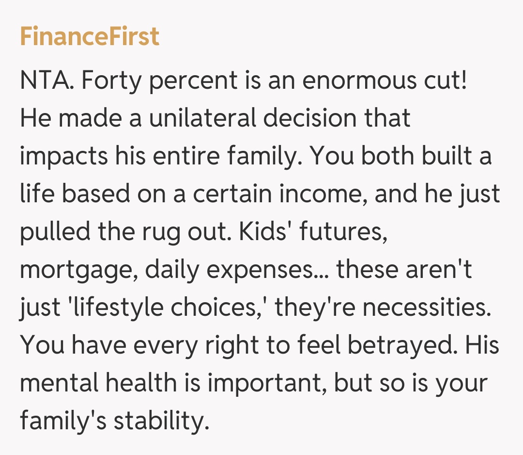 Comentariu de la FinanceFirst