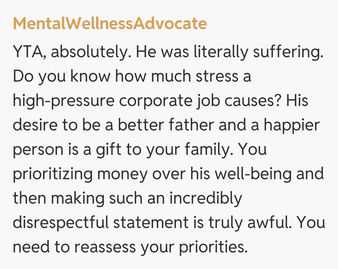 Comentariu de la MentalWellnessAdvocate