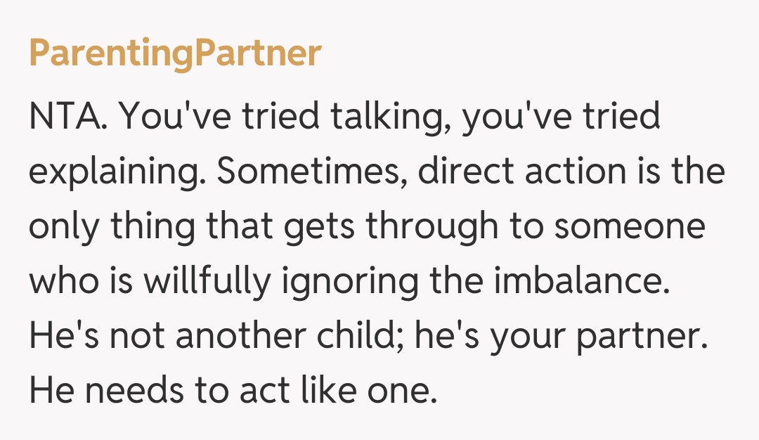 Comentariu de la ParentingPartner