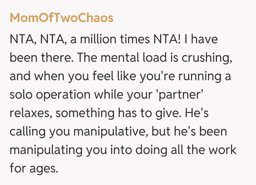 Comentariu de la MomOfTwoChaos