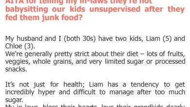 Photo of AITA for telling my in-laws they’re not babysitting our kids unsupervised after they fed them junk food?