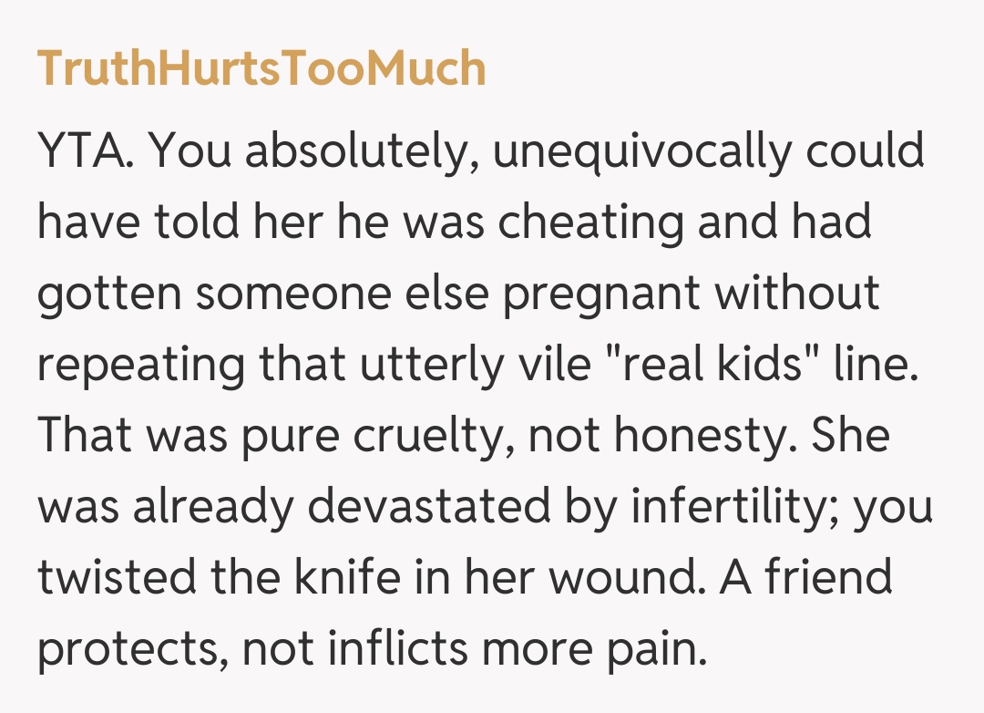 Comentariu de la TruthHurtsTooMuch