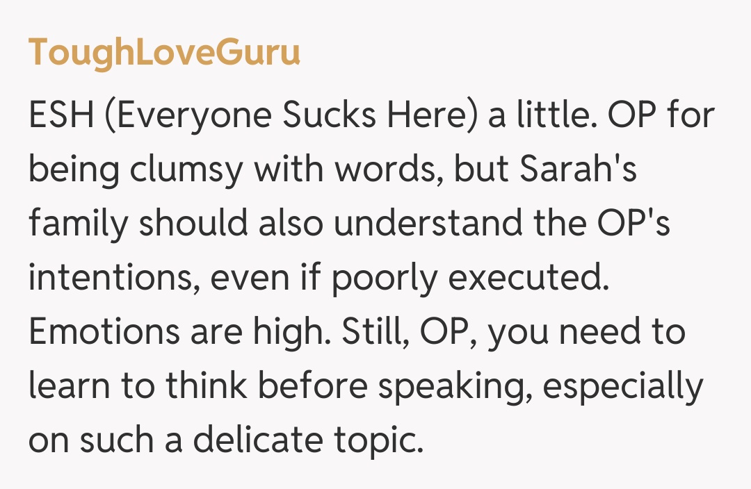 Comentariu de la ToughLoveGuru