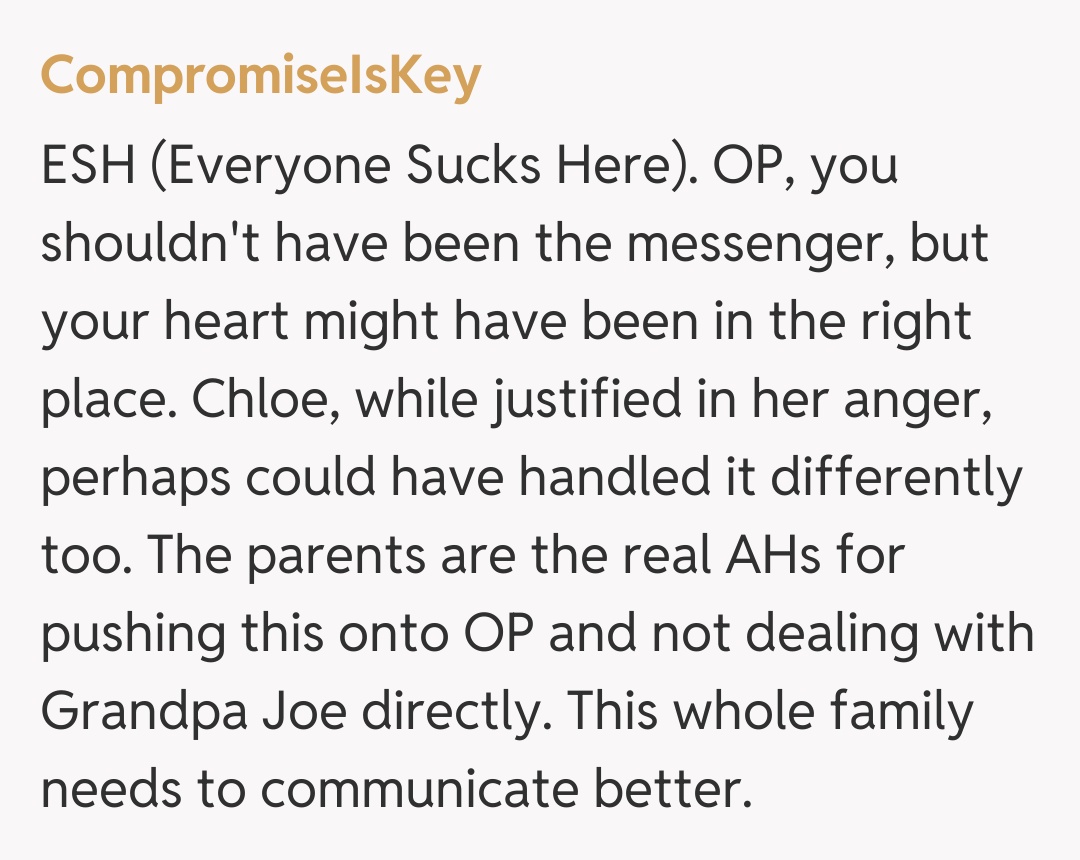 Comentariu de la CompromiseIsKey