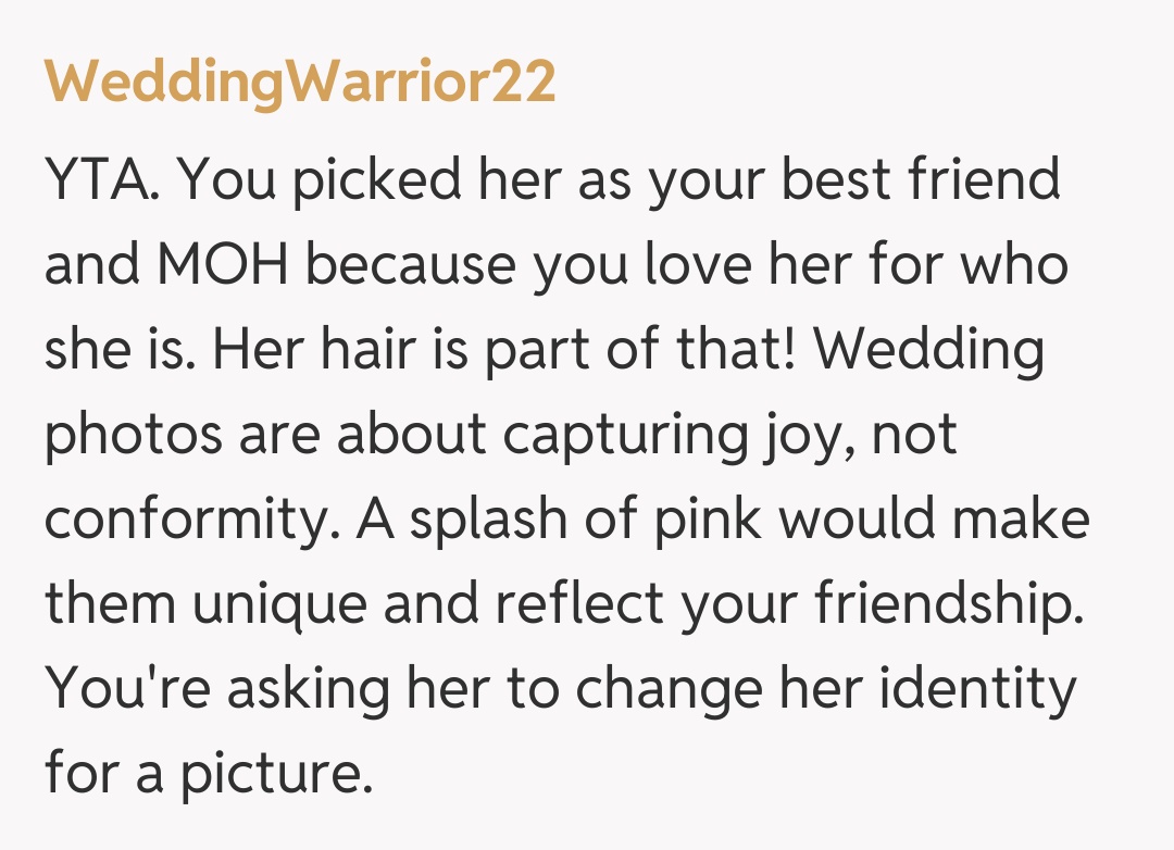 Comentariu de la WeddingWarrior22