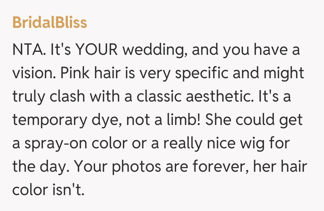 Comentariu de la BridalBliss