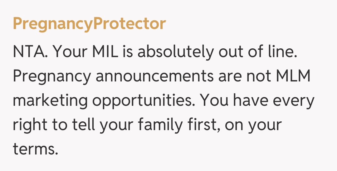 Comentariu de la PregnancyProtector