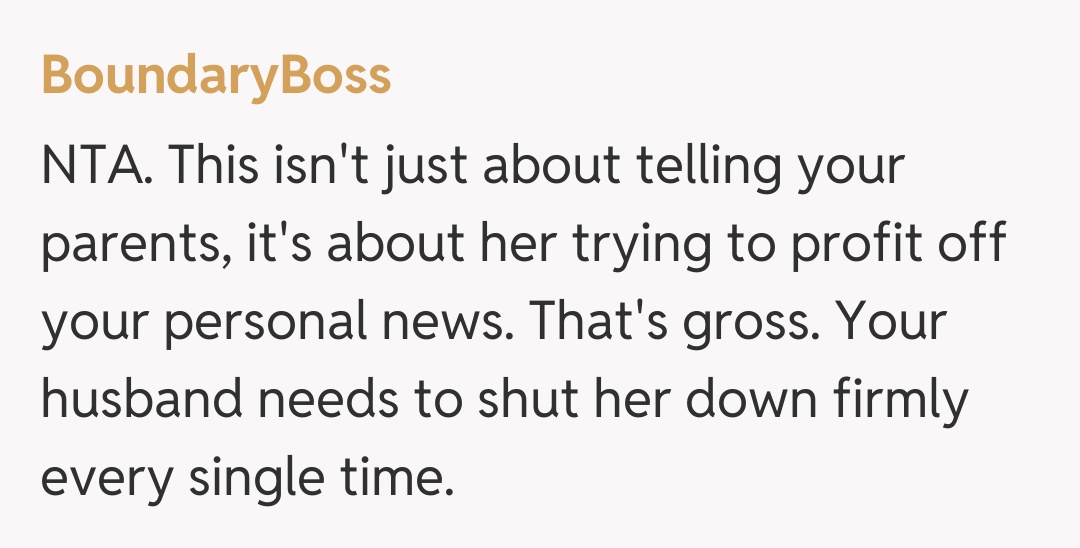 Comentariu de la BoundaryBoss