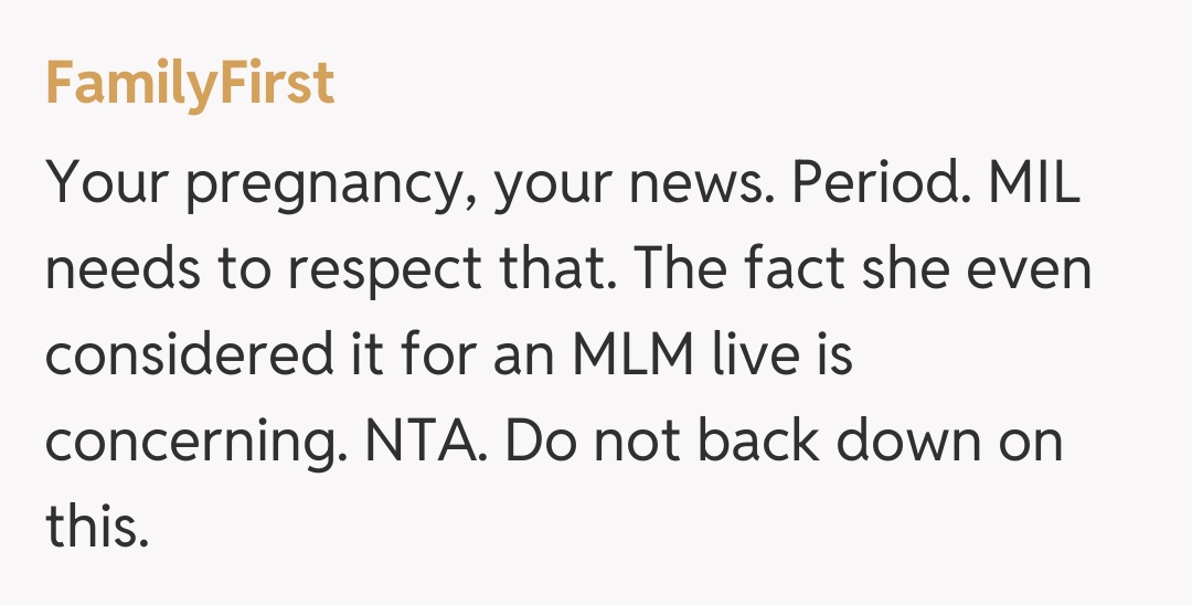 Comentariu de la FamilyFirst