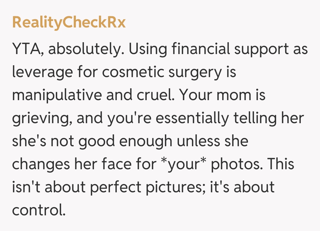 Comentariu de la RealityCheckRx