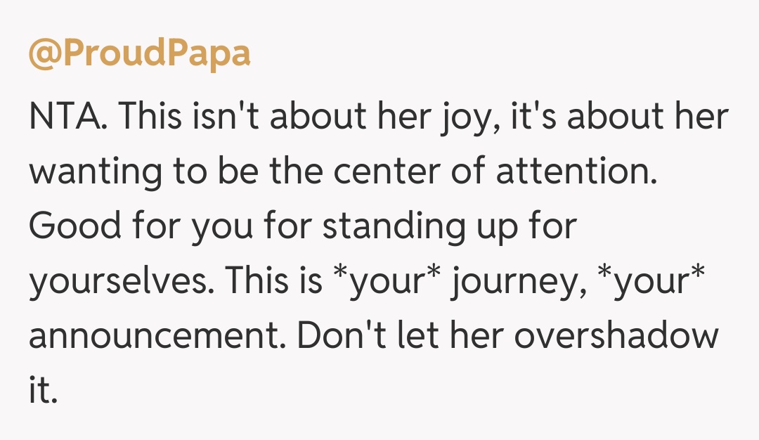 Comentariu de la @ProudPapa