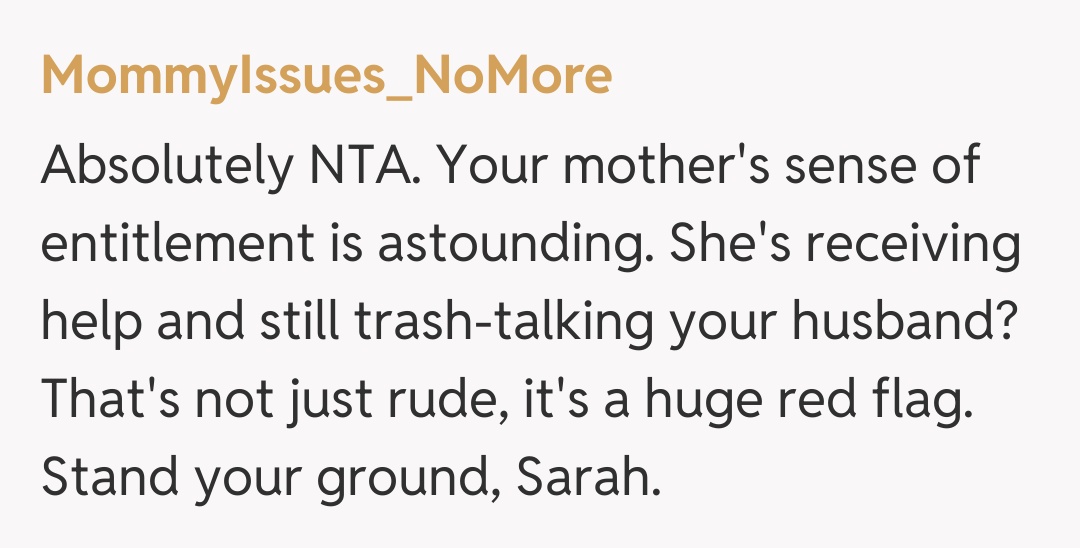 Comentariu de la MommyIssues_NoMore