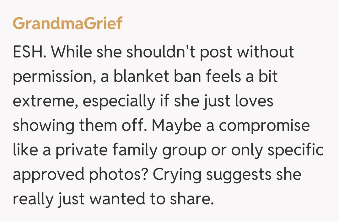 Comentariu de la GrandmaGrief