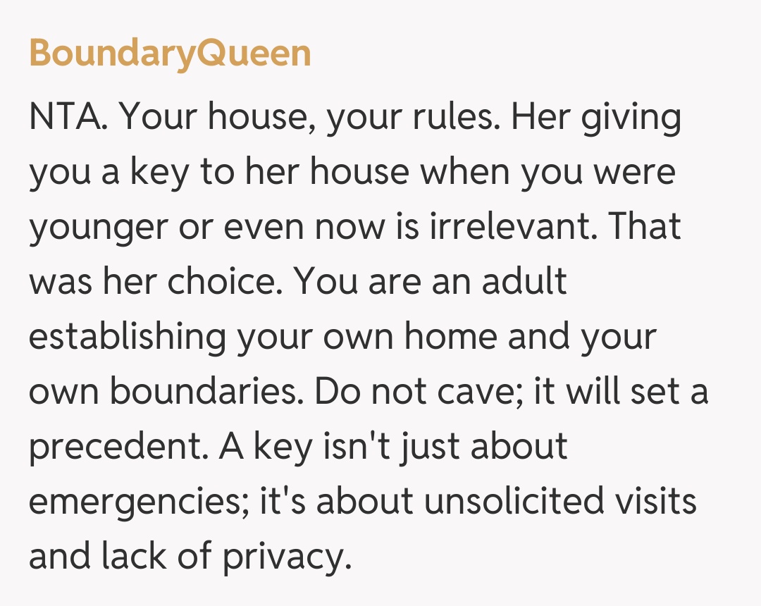 Comentariu de la BoundaryQueen