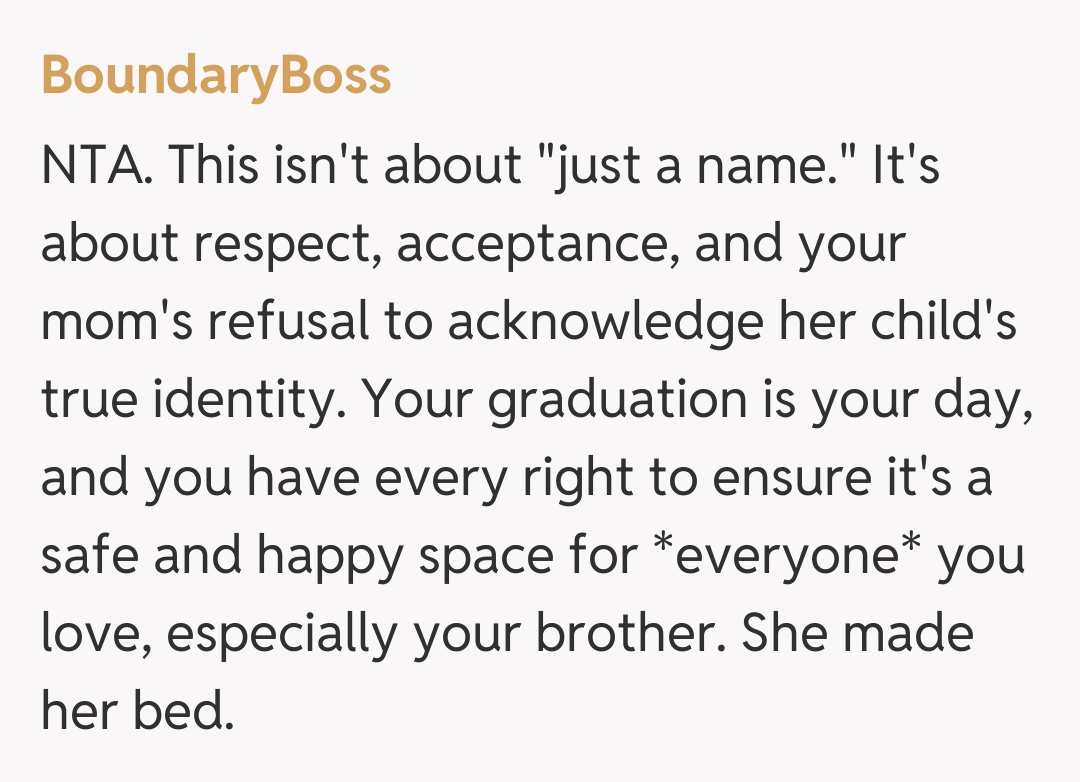 Comentariu de la BoundaryBoss