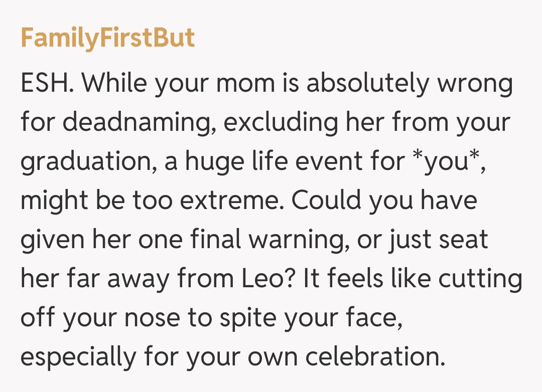 Comentariu de la FamilyFirstBut