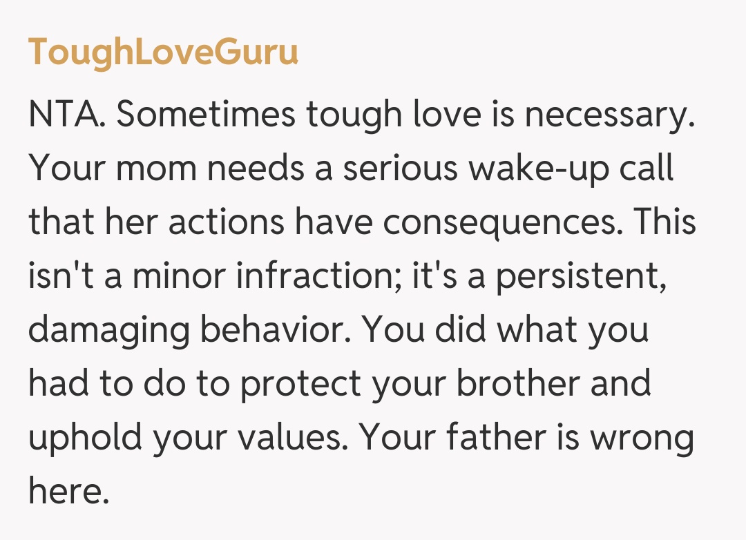 Comentariu de la ToughLoveGuru