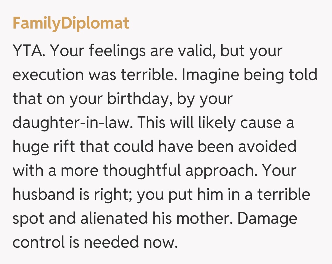 Comentariu de la FamilyDiplomat