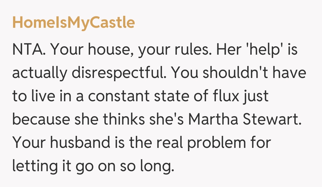 Comentariu de la HomeIsMyCastle