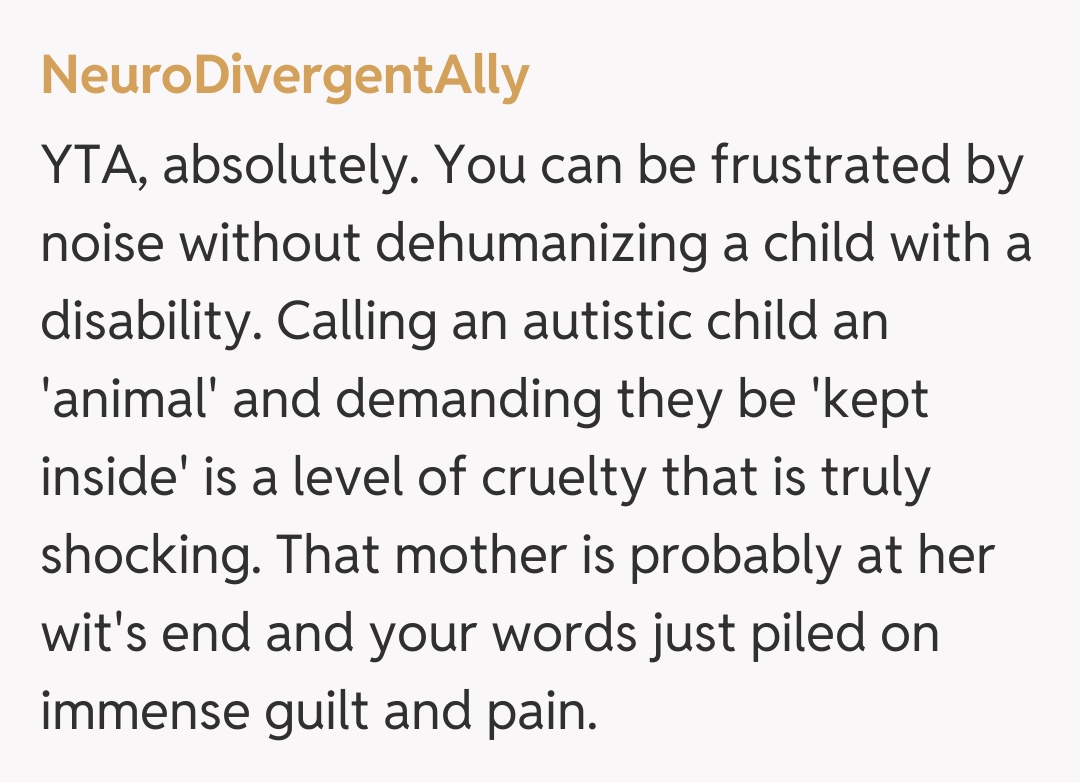 Comentariu de la NeuroDivergentAlly